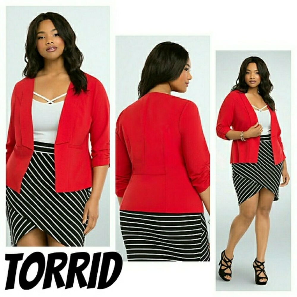 Torrid Red Blazer